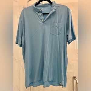 Men's Peter Millar Striped Blue Polo Shirt